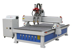 MK-1325氣動(dòng)雙頭免漆門廚具雕刻機(jī) 數(shù)控設(shè)備 濟(jì)南雕刻機(jī) 山東雕刻機(jī)